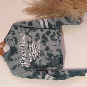 Beachy Tie Dye Cropped Sweatshirt 🏖️